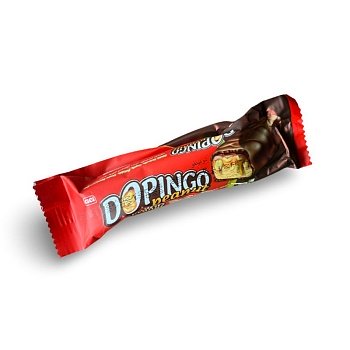 Батончик DOPINGO шоколадный арахис-нуга-карамель 25г