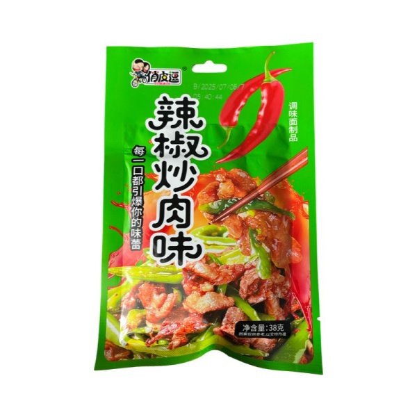 Soevoe myaso Qiao Pi Dou so vkusom zharenogo pertsa 38g