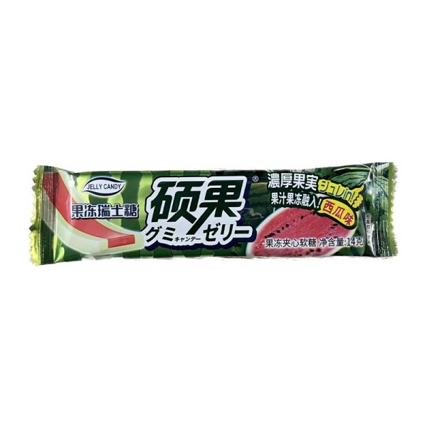 Konfety zhevatelnye Jelly Swiss Candy arbuz 14g