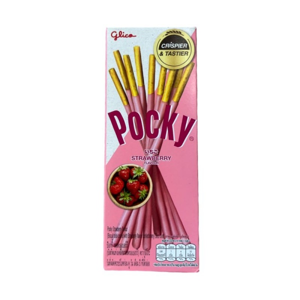 Pechene Pocky Biskvitnye palochki klubnichnye 21g