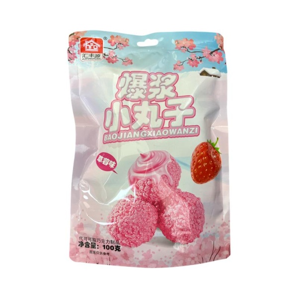 Shariki Huifengyuan Baojiang so vkusom klubniki 100g