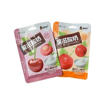 Конфеты жевательные Dushike йогуртовые ягодные 24г