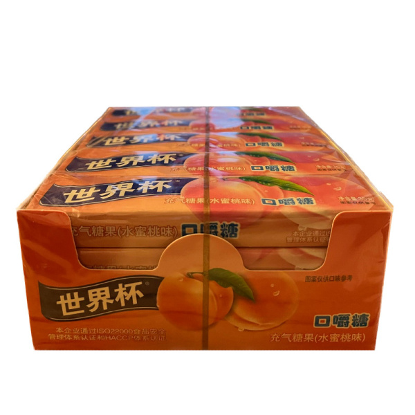 Konfety zhevatelnye World Cup Persik 35g