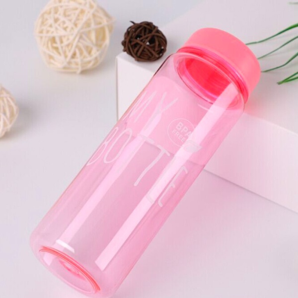 Butylka Yokee My Bottle glyantsevaya rozovaya 500ml