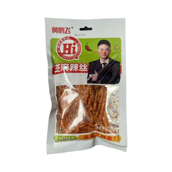 Snek HuangPengFei ostrye tonkie poloski s kunzhutom 76g
