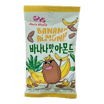 Миндаль Sunnuts Banana Almond в глазури со вкусом банана 30г