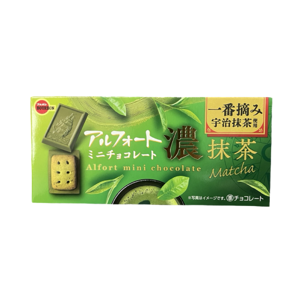 Shokolad BOURBON Alfort mini matcha 60 g