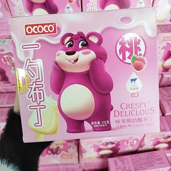 Пудинг Ococo Bear с персиком