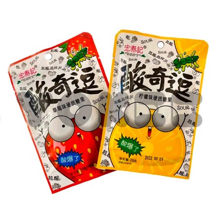 Konfety Hong Tai Kee kislye v assortimente 26g