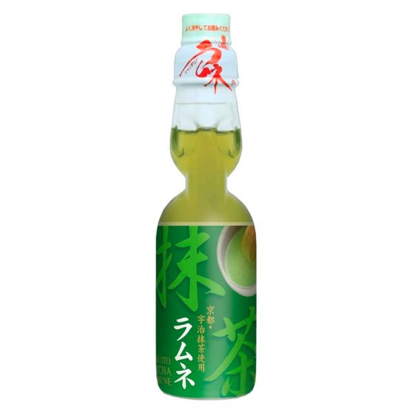 Napitok gazirovannyy Hata Kosen Ramune Ramune Zelenyy chay matcha 200ml