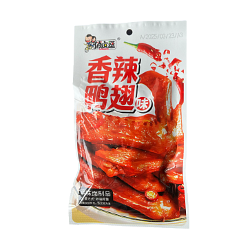 Соевое мясо Латяо Qiaopidou Duck со вкусом утиных крылышек