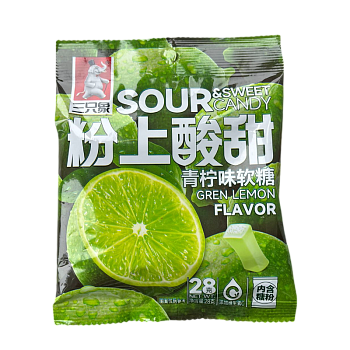 Мармелад Guangdong кисло-сладкий со вкусом лайма 28г