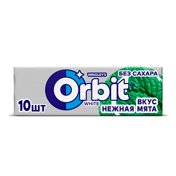 Жевательная резинка Orbit нежная мята без сахара 14г