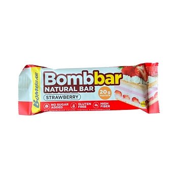 Батончик Bombbar Клубника 60г
