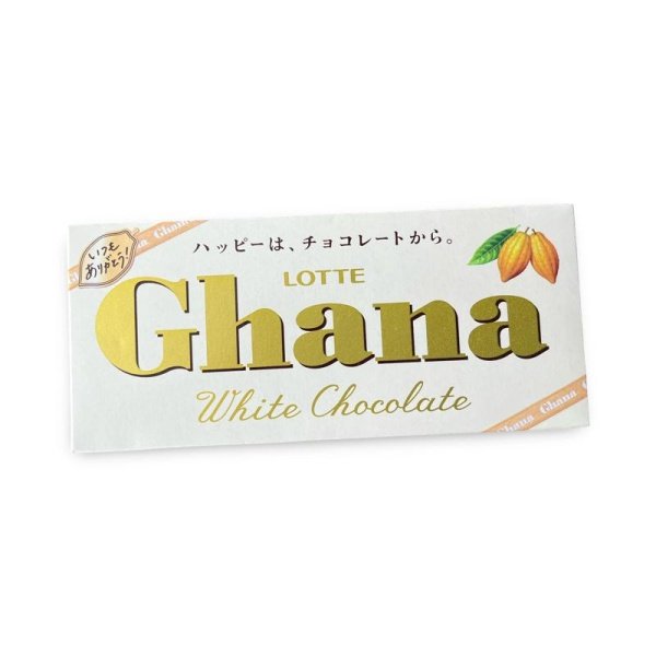 Shokolad LOTTE Ghana belyy 45g