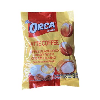 Конфета карамельная Boonprasert Latte Coffee со вкусом кофе сливочная начинка 140г