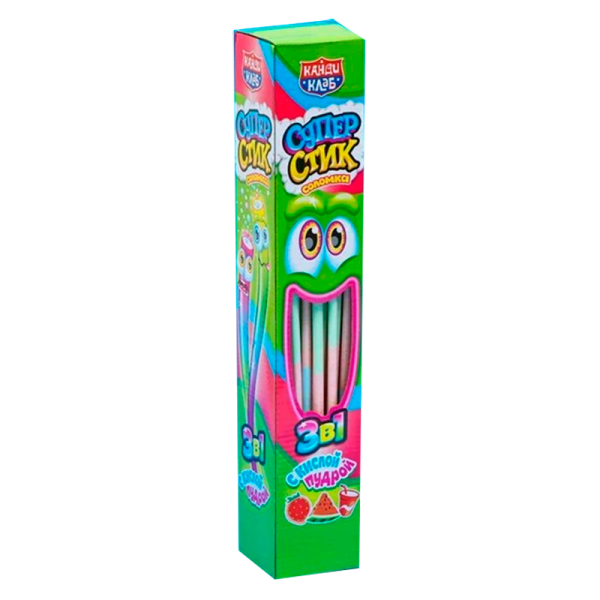 Solomka s kisloy pudroy Super Stik 12g