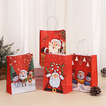 Пакет подарочный Snax Merry Christmas SY-020L-1 33x26x12