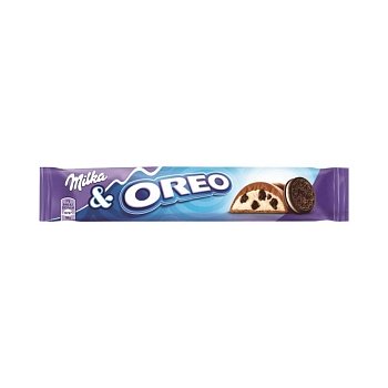 Батончик Milka шоколадный с ванильной начинкой и кусочками печенья Орео 37г