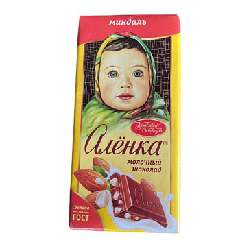 Шоколад Аленка миндаль 90г