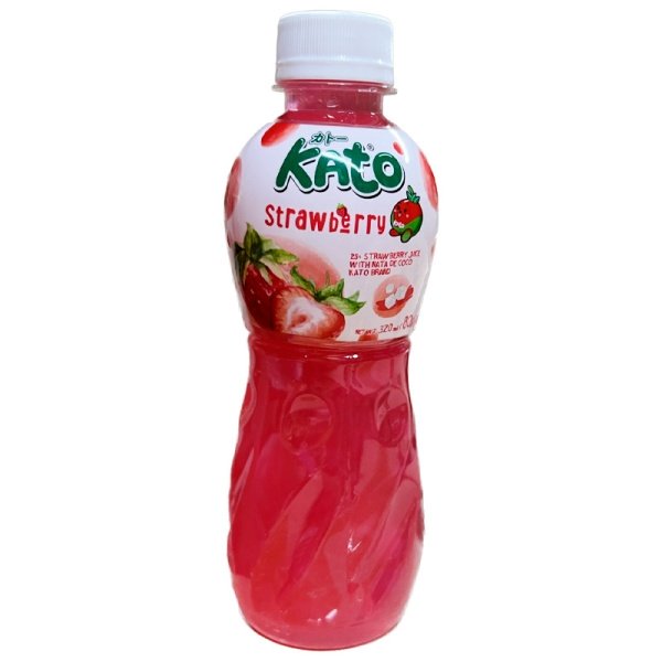 Napitok KATO Nektar so vkusom klubniki i kokosovoy myakotyu 320ml
