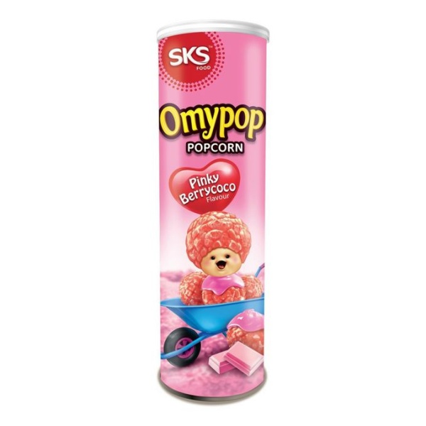 Popkorn Omypop Rozovaya yagoda 85g
