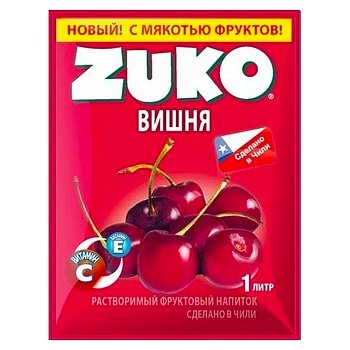 Напиток растворимый Zuko вишня 20г