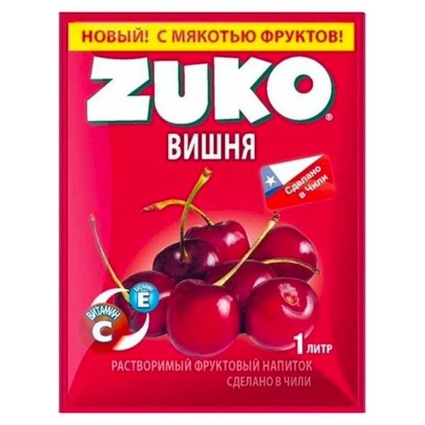Napitok rastvorimyy Zuko vishnya 20g