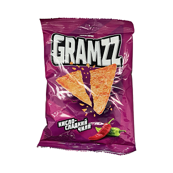 Чипсы кукурузные Gramzz кисло-сладкий чили 55г