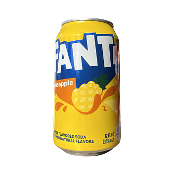 Напиток Fanta б/а газированный со вкусом ананаса 0,35л