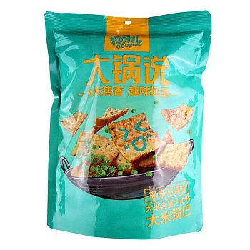 Чипсы Gouyaer рисовые со вкусом сычуанского перца 188г