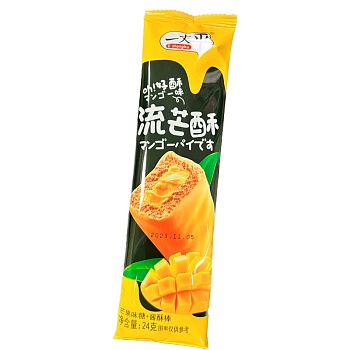 Печенье E zhanghu Батончик с начинкой манго 24г