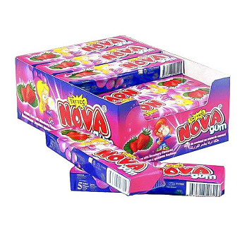 Жевательная резинка Nova Gum Tattoo 18г