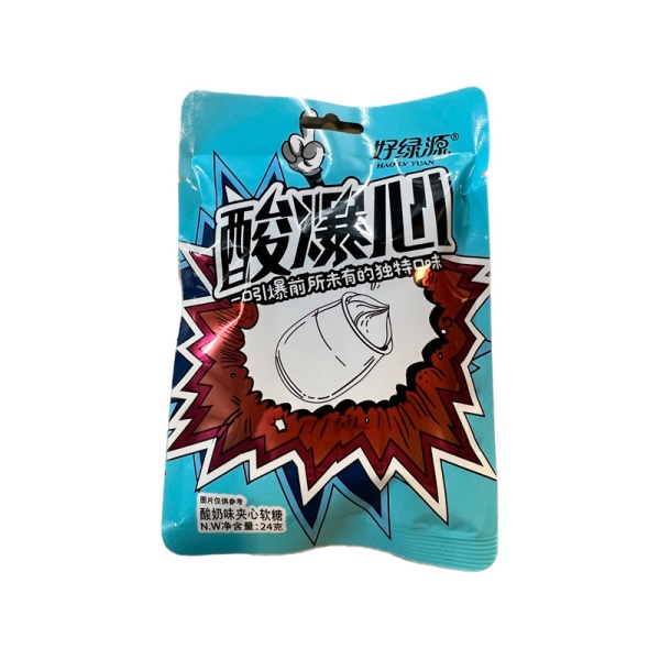 Konfety zhevatelnye Hao Lv Yuan vzryvnye Yogurt 24g