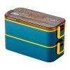 Lanchboks Yokee Y-2300 1350ml temno-zelenyy