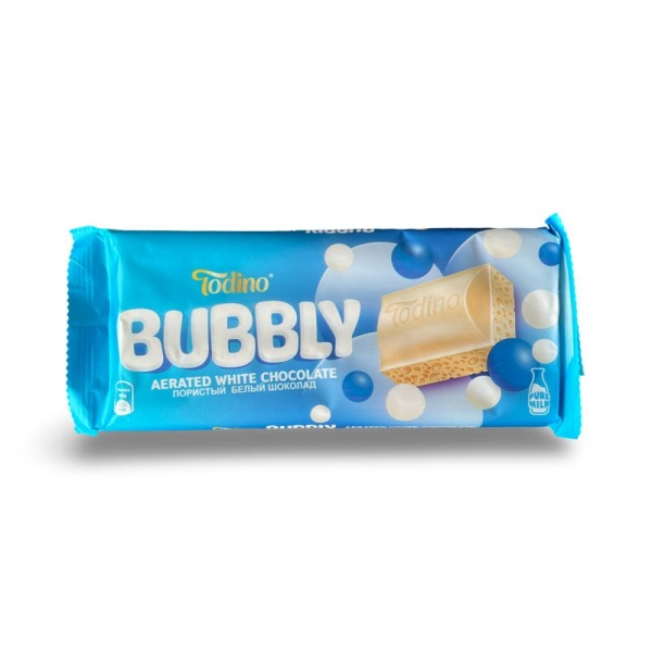 Shokolad Todino Bubbly poristyy belyy 90g