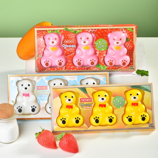 Puding Ococo Pink bear 216g