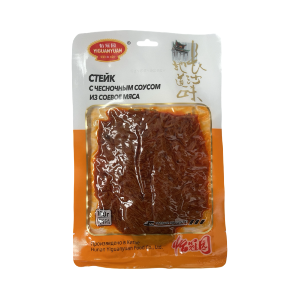 Steyk iz soevogo myasa Yiguanyuan s chesnochnym sousom 100g_2