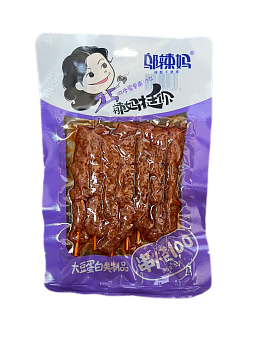 Соевое мясо Hot Mom острое с кунжутом 80г