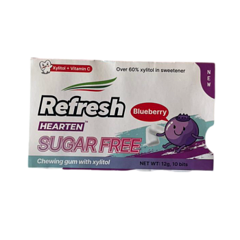 Жевательная резинка Refresh без сахара с черникой 12г