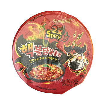 Лапша Samyang очень острая со вкусом курицы 70г