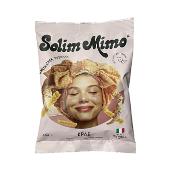 Снек Solim Mimo пшеничный со вкусом краба 60г