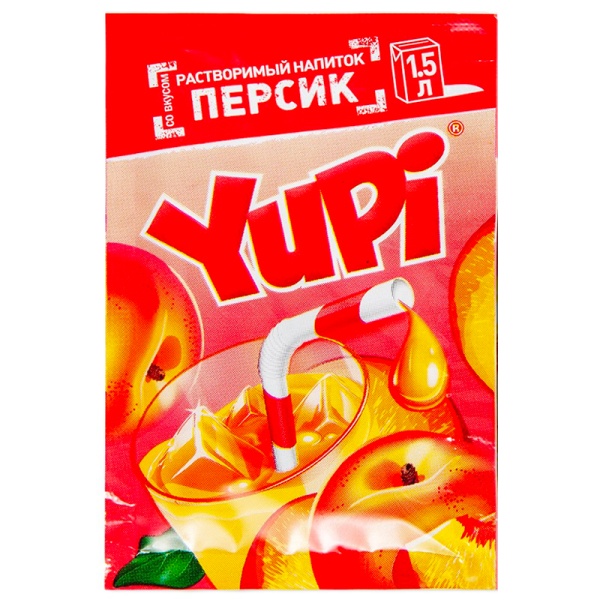 Napitok rastvorimyy Yupi persik 12g