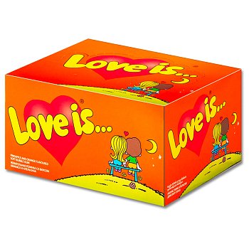 Жевательная резинка Love is ананас и апельсин 4,2г