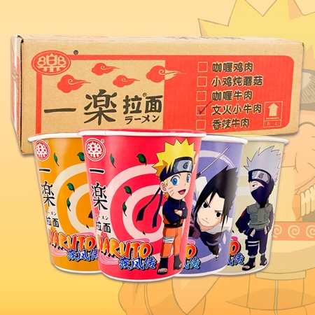 Lapsha ramen Yile Naruto s kuritsey i gribami 61g