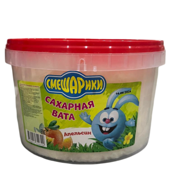 Sakharnaya vata Smeshariki fruktovoe assorti
