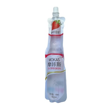 Напиток Guotingxingyu Mokas со вкусом клубники 180мл 