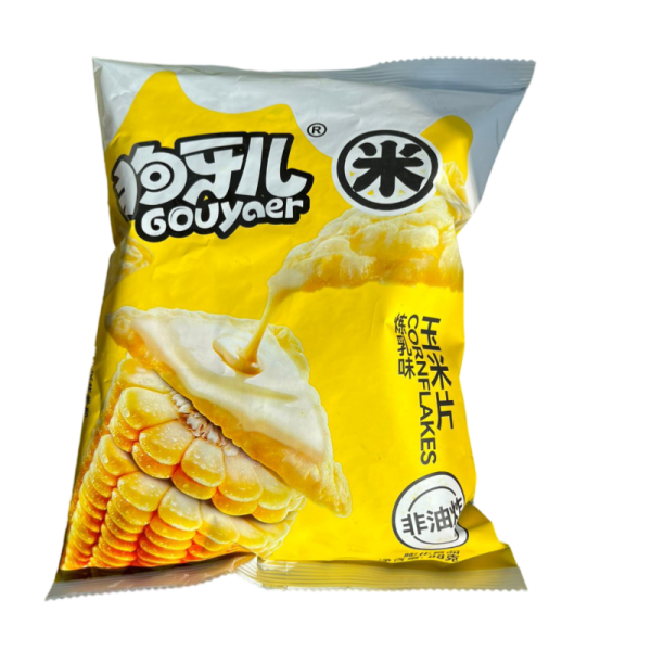 Chipsy Gouyaer Cornflakes vkus sgushchennogo moloka 88g