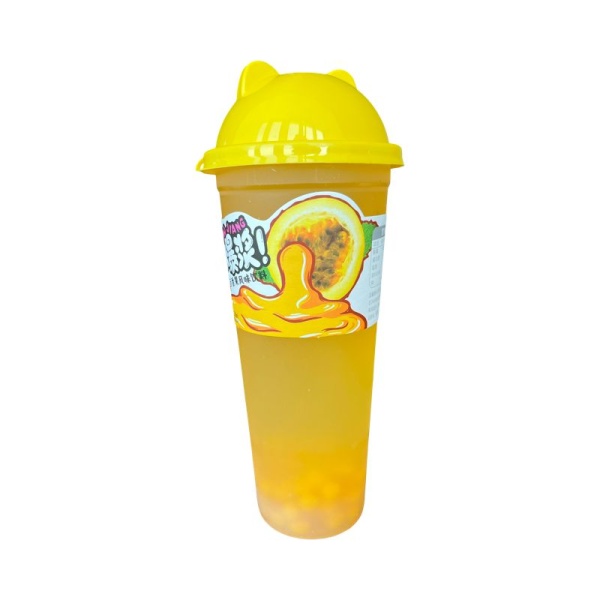 Napitok Guotingxingyu Bao Jiang Bubble Tea s zheleynymi sharikami so vkusom marakuyi 620ml