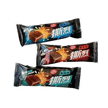 Конфеты Jifu молочный шоколад с арахисом 25г